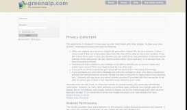 
							         Greenalp Privacy Policy - Real-Time GPS Tracker - Share your ...								  
							    