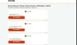 
							         Greenbase Shop Gutschein » Rabatte & Codes für Mai 2019 ...								  
							    
