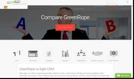 
							         GreenRope vs Agile CRM | GreenRope								  
							    