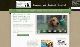 
							         Greens Fork Animal Hospital - Home								  
							    