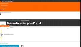
							         Greenstone SupplierPortal Reviews and Pricing 2019 - SourceForge								  
							    