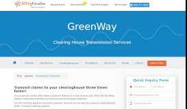 
							         GreenWay Clearing House Partners | Rejection Analysis Service								  
							    