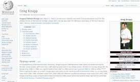 
							         Greg Knapp - Wikipedia								  
							    