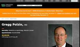
							         Gregg Polzin, MD - Obstetrics & Gynecology - Methodist Medical ...								  
							    