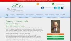 
							         Gregory L. Stewart, MD | Watauga Orthopaedics								  
							    