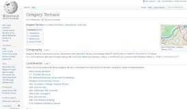 
							         Gregory Terrace - Wikipedia								  
							    