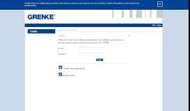 
							         GRENKE Customer Portal: Login								  
							    