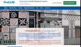 
							         Grey Lynn Medical Centre								  
							    
