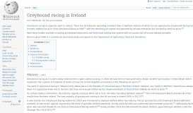 
							         Greyhound racing in Ireland - Wikipedia								  
							    