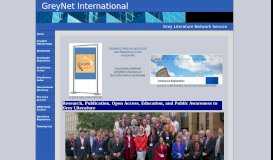
							         GreyNet International, Grey Literature Network Service								  
							    