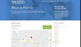 
							         Greystone - Nephrology Associates, PC | Where to Find Us								  
							    