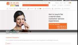 
							         Grievance Redressal | Customer Services | Bank of Baroda, India's ...								  
							    