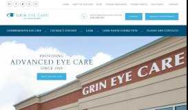 
							         Grin Eye Care, Olathe, Leawood KS, and Grandview MO Optometrist								  
							    