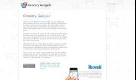 
							         Grocery Gadget - Shopping List App for iPhone, iTouch, Smart Phone ...								  
							    