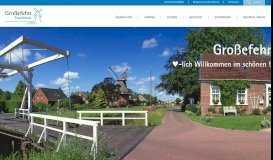 
							         Grossefehn Touristik: Offizielles Tourismus-Portal der Gemeinde ...								  
							    