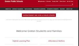 
							         Groton School Facilities Initiative Task Force - Groton Public Schools								  
							    