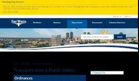 
							         Ground Transportation Office | City of Fort Worth, Texas								  
							    