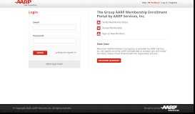 
							         Group AARP Membership Enrollment Portal								  
							    