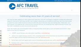 
							         Group Airfare | AFC Travel – About Us								  
							    