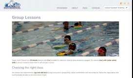 
							         Group Lessons | Gypsy Swim School								  
							    