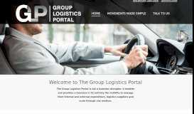 
							         Group Logistics Portal: Home								  
							    