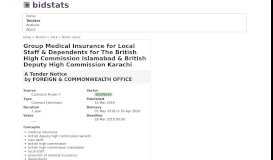 
							         Group Medical Insurance for Local Staff & Dependents for the British ...								  
							    