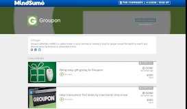 
							         Groupon Portal | MindSumo								  
							    
