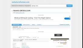 
							         grtep.com at WI. WebCOM™ 2.0 - Website Informer								  
							    