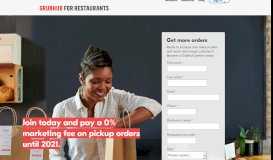 
							         GrubHub: Grow Your Restaurant's Delivery & Takeout Orders								  
							    