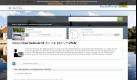 
							         Grundbucheinsicht online (SolumWeb) - BayernPortal								  
							    