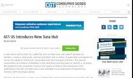 
							         GS1 US Introduces New Data Hub | News | Consumer Goods ...								  
							    