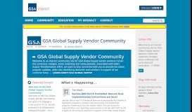 
							         GSA Global Supply Vendor Community | Interact								  
							    