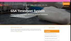 
							         GSA Timesheet System - GSA								  
							    