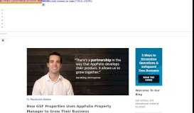 
							         GSF Properties and a Growing Partnership with AppFolio Property ...								  
							    