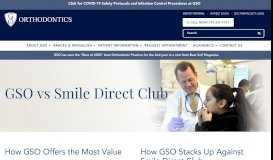 
							         GSO vs Smile Direct Club - Georgia School of Orthodontics								  
							    