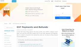 
							         GST Payments and Refunds - ClearTax								  
							    