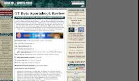
							         GT Bets Sportsbook Review - GTBets Sportsbook, GTBets ...								  
							    