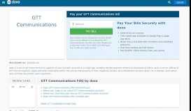 
							         GTT Communications | Pay Your Bill Online | doxo.com								  
							    