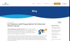 
							         GTT Partners with Prepay Nation for Enhanced Online Top-up ...								  
							    