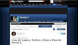 
							         Guía de Logros, Trofeos y Paso a Paso de Portal 2 - Trucos Portal ...								  
							    