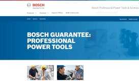 
							         Guarantee | Bosch Professional								  
							    