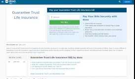 
							         Guarantee Trust Life Insurance: Login, Bill Pay, Customer Service and ...								  
							    