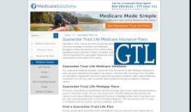 
							         Guarantee Trust Life Medicare Insurance Plans - Medicare Providers								  
							    