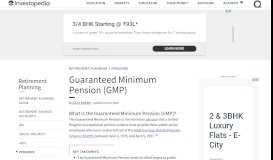 
							         Guaranteed Minimum Pension (GMP) - Investopedia								  
							    