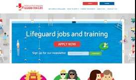 
							         Guard For Life: Lifeguard Jobs | Lifeguard Training & Certification								  
							    