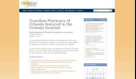 
							         Guardian Pharmacy of Orlando Offers Pharmacy Tours to Customers ...								  
							    