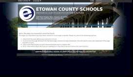 
							         Guardian/Student Portal - Etowah County Schools								  
							    