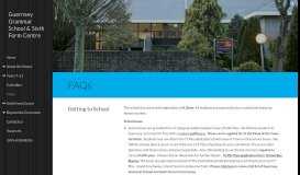 
							         Guernsey Grammar School & Sixth Form Centre - FAQs - Google Sites								  
							    