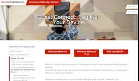 
							         Guest Connect: Register Your Device - Montclair State University								  
							    