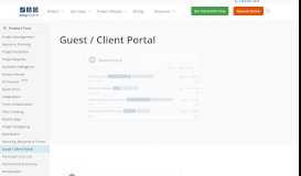 
							         Guest portal for your clients - Project management software								  
							    